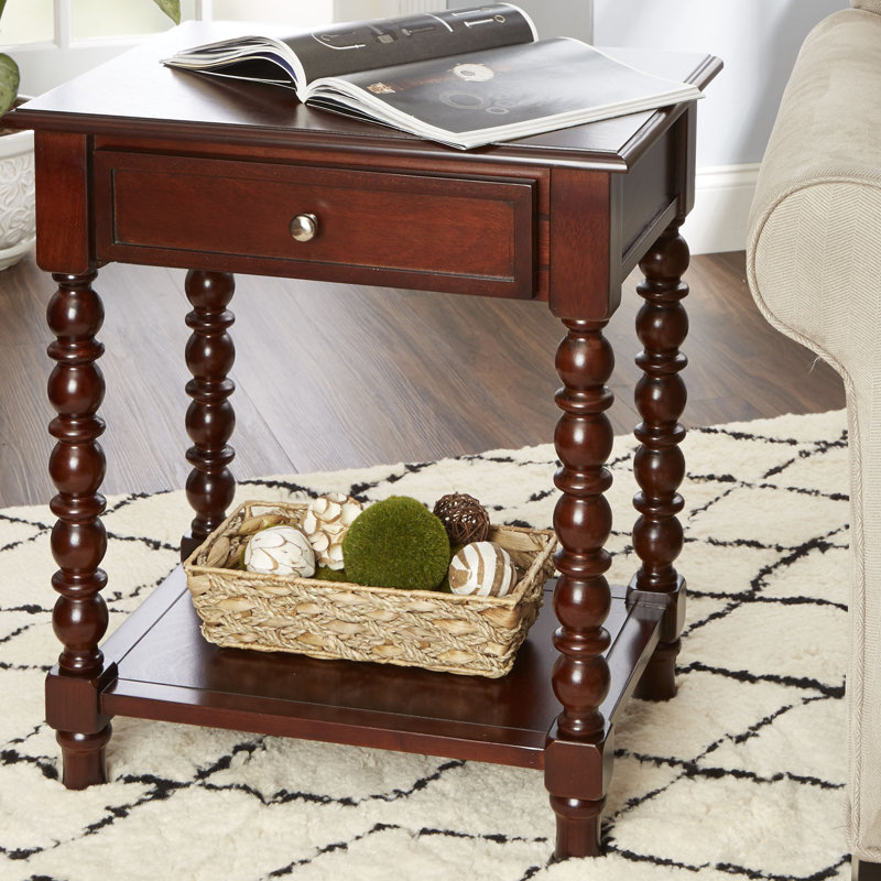Alcott Hill Adelia Turned Leg End Table & Reviews Wayfair